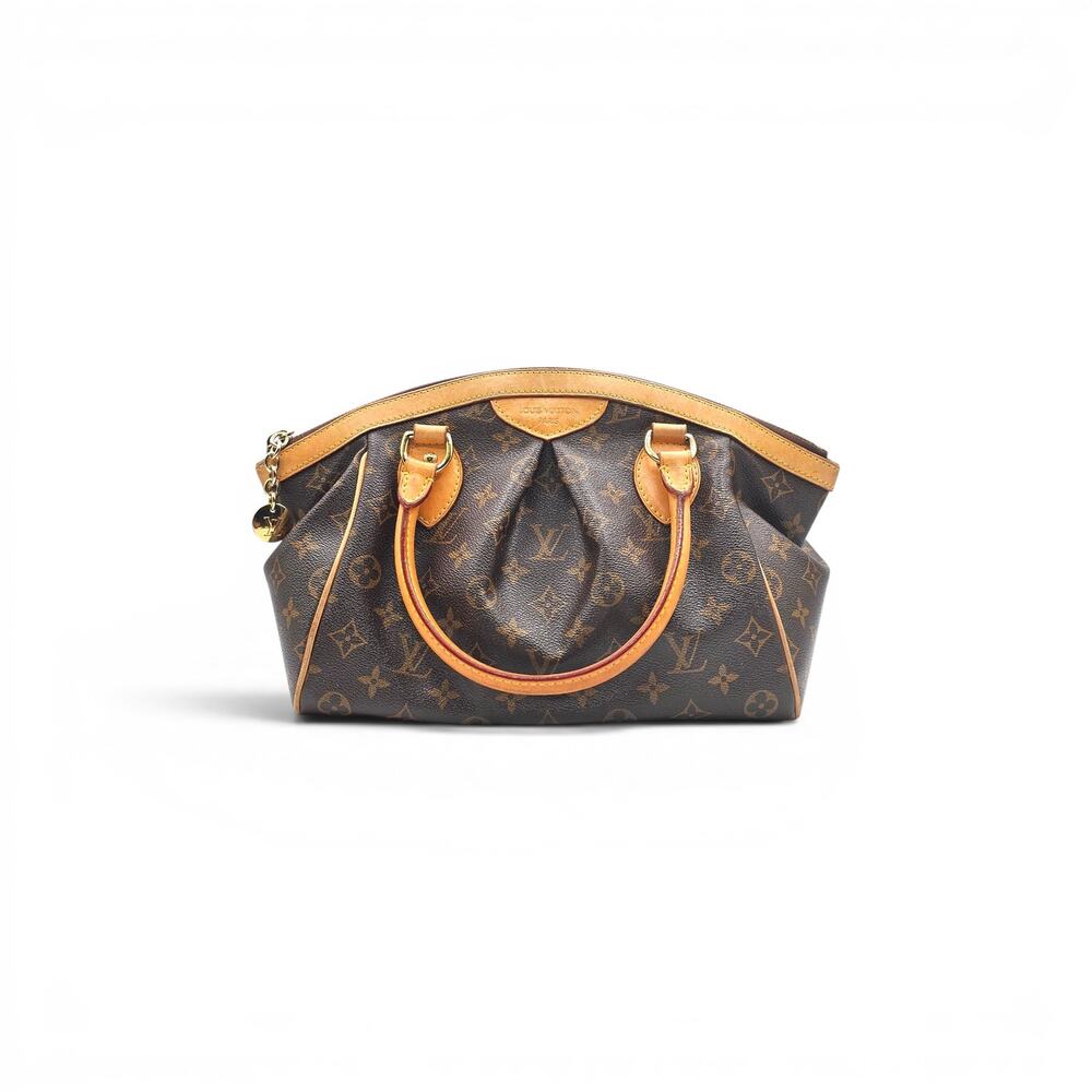 Louis Vuitton Tivoli PM Monogram Canvas Satchel Top Handle Bag Brown - Preowned